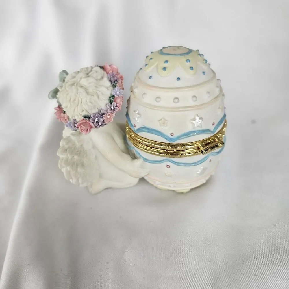 Dreamsicles Vintage 1999 Decorative Egg Box with Stars Great gift for Easter